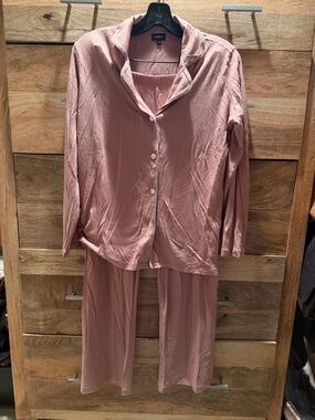 Cosabella Dusty Rose Button-Front Pajama Set